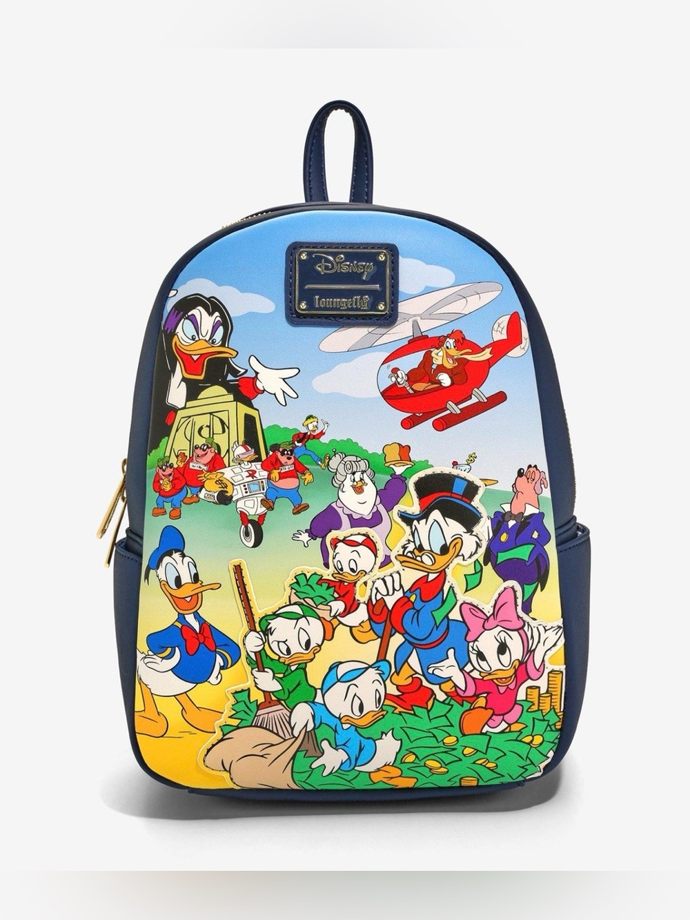 NWT Loungefly Disney Duck Tales cast mini backpack